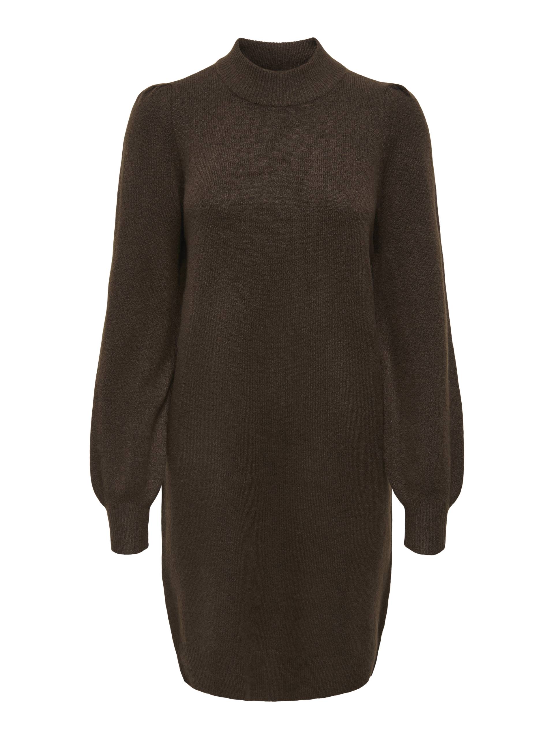 JDY - JDYRUE LIFE L/S HIGH NECK DRESS KNT NOOS slate black - Gr. - L von JDY