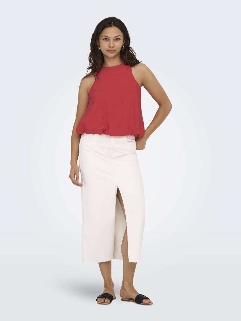 JDY - JDYSILAS S/L BUBBLEHEM TOP WVN mars red - Gr. - S von JDY