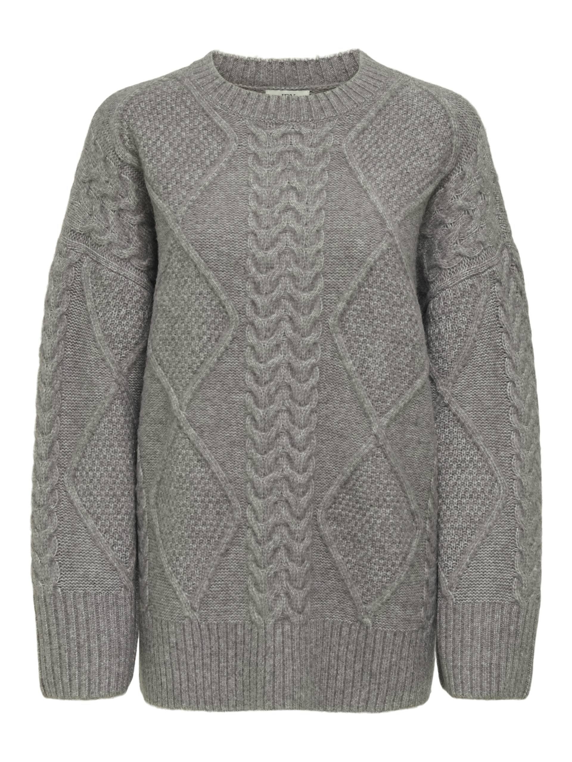JDY - JDYSILJA L/S LONG CABLE PULLOV. KNT NOOS december sky - Gr. - S von JDY