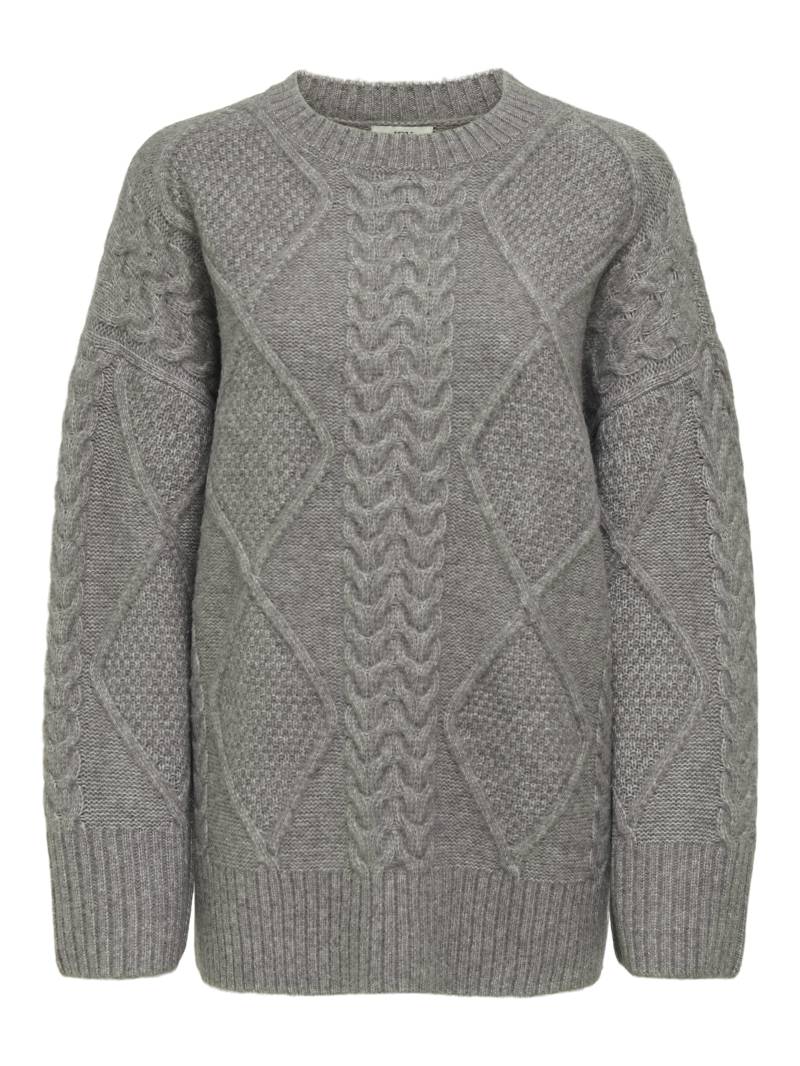 JDY - JDYSILJA L/S LONG CABLE PULLOV. KNT NOOS december sky - Gr. - S von JDY