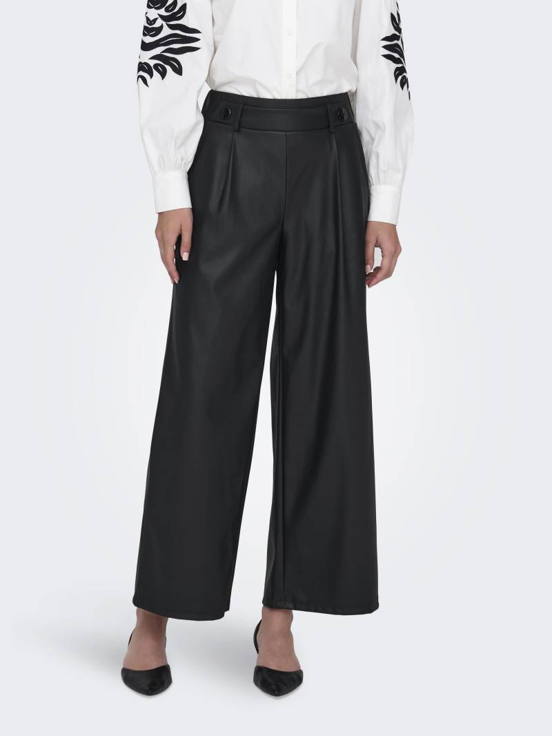 JDY - JDYSOYA GEGGO PU PANT JRS NOOS black von JDY