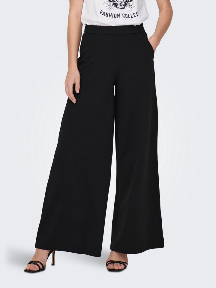JDY Jerseyhose JDYTANJA LIFE WIDE FLOWY PANT JRS NOOS von JDY