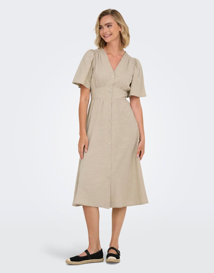 JDY - Kleid in Overcast-Grün von JDY