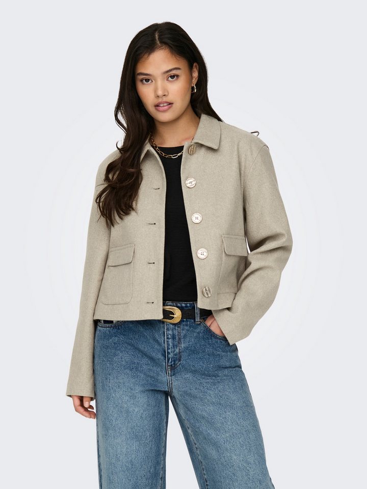 JDY Kurzjacke JDYCALLIE LIFE SHORT JACKET OTW HAB NOOS von JDY