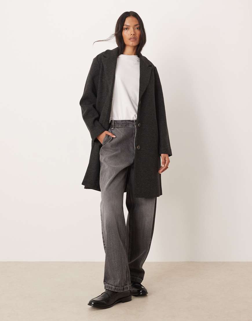 JDY - Longline-Mantel in Schwarz von JDY