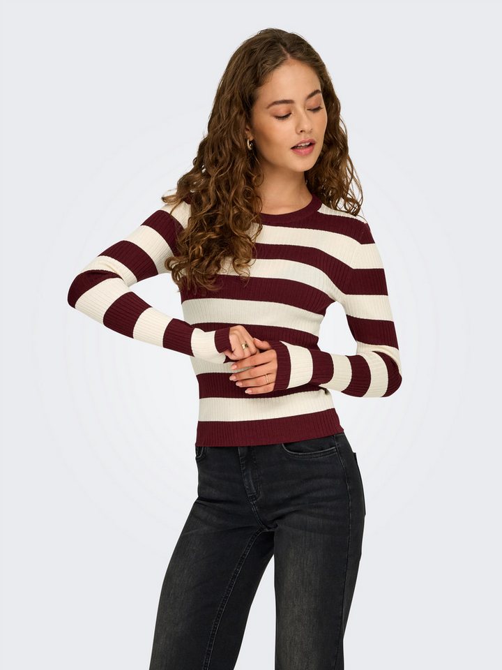 JDY Rundhalspullover JDYPLUM L/S O-NECK PULLOVER KNT NOOS von JDY