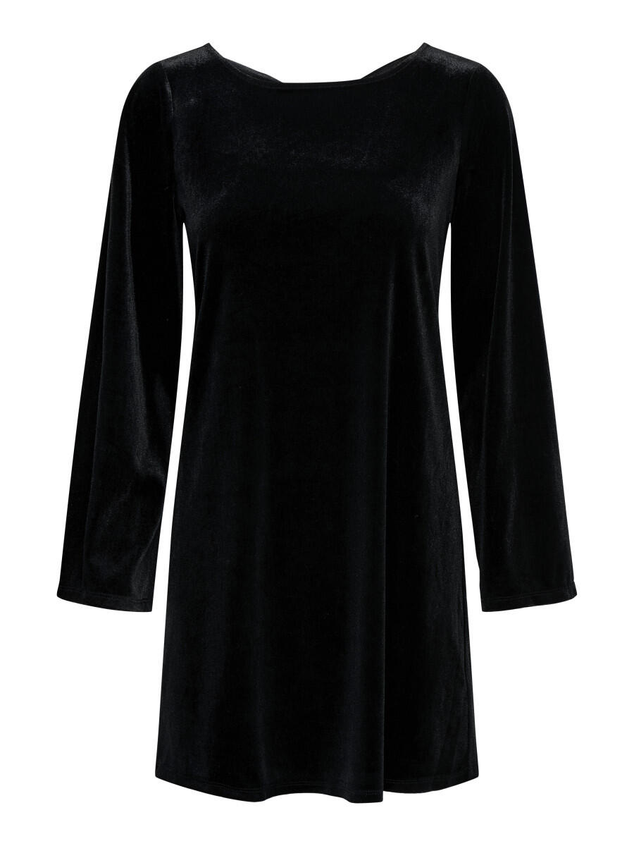 JDY - Samtkleid mit Schleife - Jdyvictory schwarz - Gr. - S von JDY