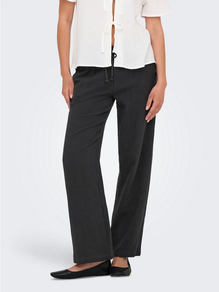 JDY Schlupfhose JDYTHEIS LIFE WIDE PANT WVN NOOS Sommerhose, aus Musselin von JDY