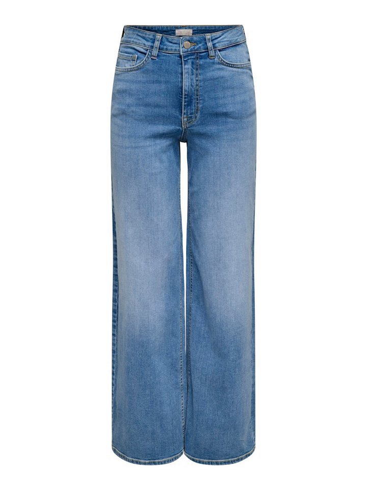 JDY Stretch-Jeans JDYFELINA-FINA HW WIDE MED BLUE DNM von JDY
