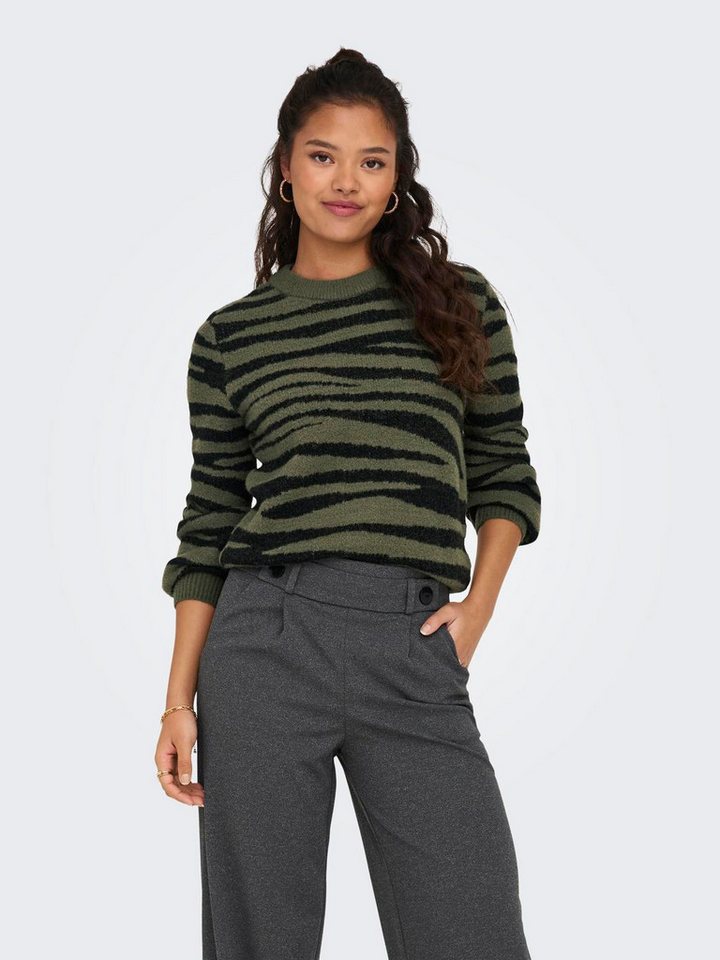 JDY Strickpullover JDYLORRAINE ANIMAL L/S PULLOVER KNT NOOS von JDY