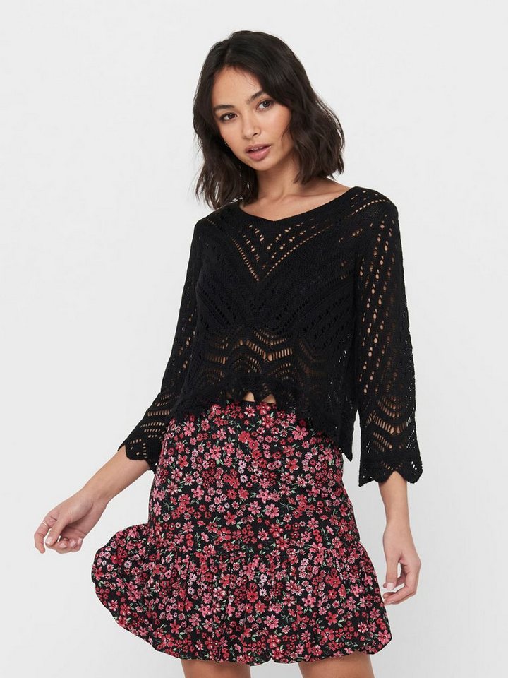 JDY Strickpullover JDYNEW SUN 3/4 CROPPED PULLOVER KNT NOOS von JDY