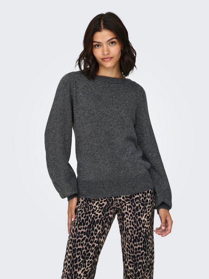 JDY Strickpullover JDYRUE GLITTER L/S BOAT PULLOVE KNT NOOS mit Glitzer-Effekt von JDY