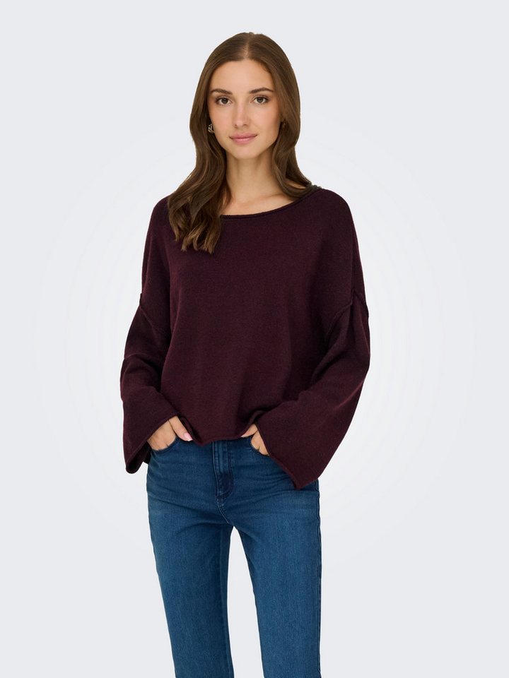 JDY Strickpullover JDYRUE LIFE L/S BOAT NECK PULL KNT NOOS von JDY