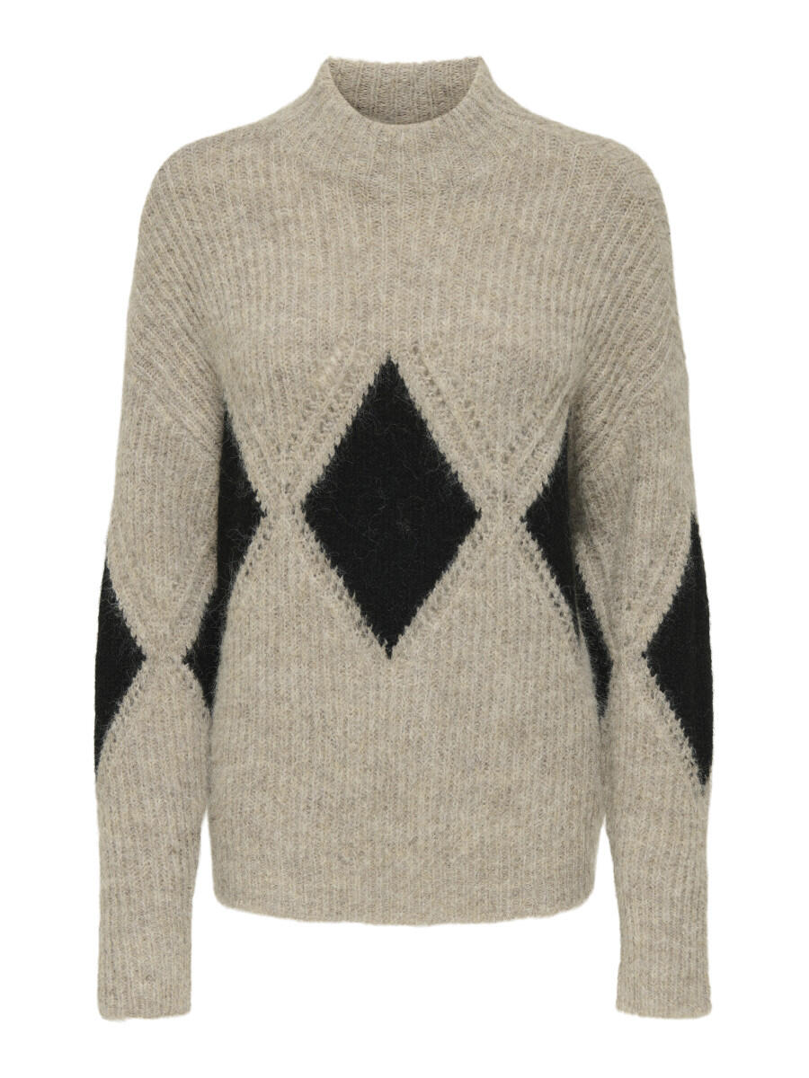 JDY - Strickpullover - JDYVIV LIFE braun - Gr. - L von JDY