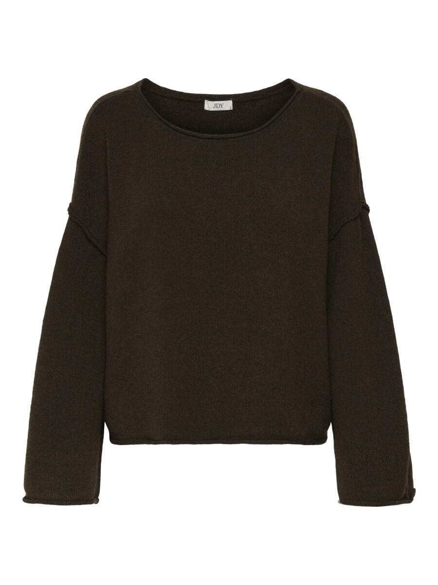 JDY - Strickpullover - Jdyrue life braun - Gr. - XL von JDY