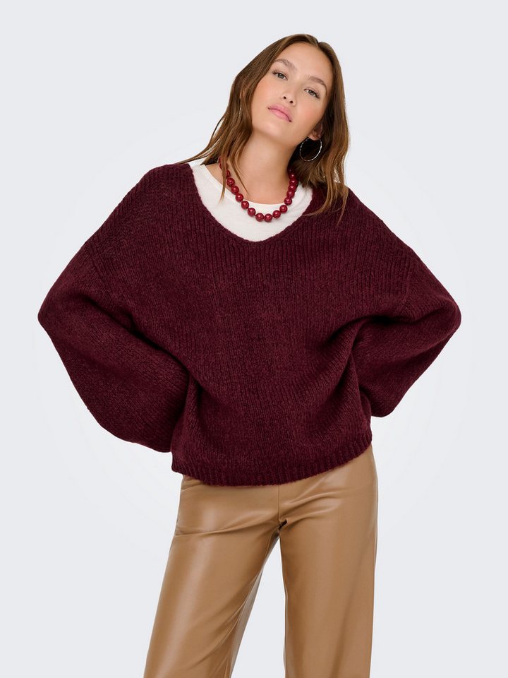 JDY V-Ausschnitt-Pullover JDYDINEA L/S REVERSIBLE PULLOV. KNT NOOS der V-Ausschnitt kann vorn und hinten getragen werden JDY V-Ausschnitt-Pullover JDYDINEA L/S REVERSIBLE PULLOV. KNT NOOS der V-Ausschnitt kann vorn und hinten getragen werden von JDY