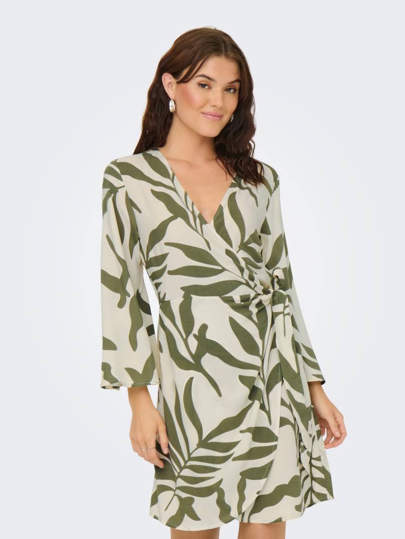 JDY Wickelkleid "JDYSEZEN LIFE 7/8 SHORT DRESS WVN DIA" Sommerkleid von JDY