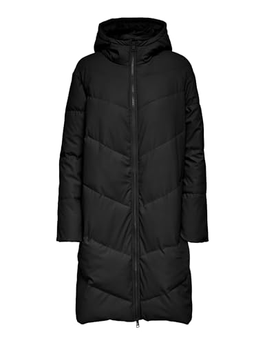 JDY Women's JDYULRIKKA Water REP Puffa OTW NOOS Jacke, Black, XL von JdY