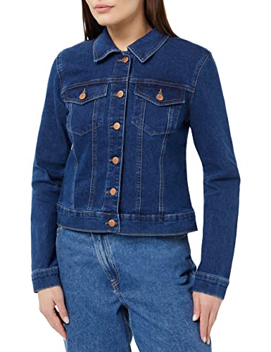 JdY Damen JDYREMI Short LS Jacket DB DNM NOOS Jeansjacke, Dark Blue Denim, s von JdY