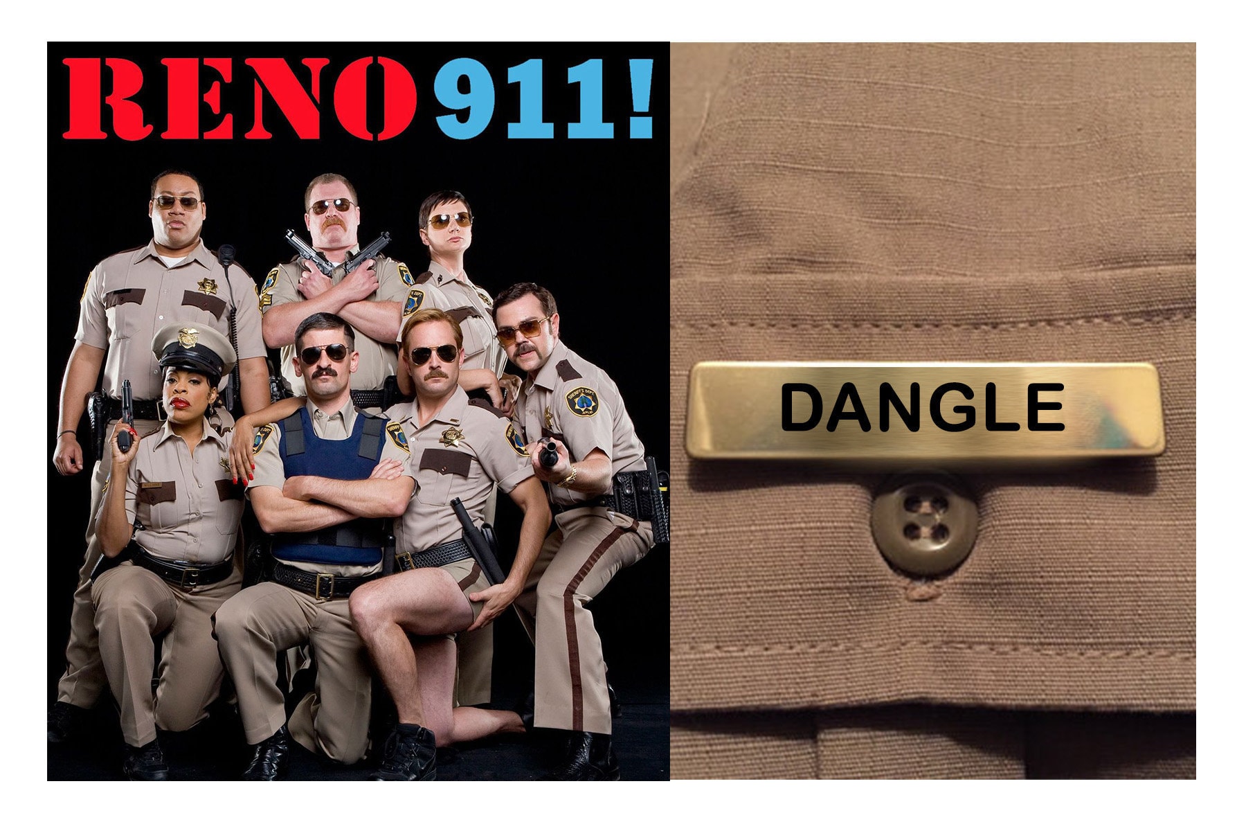 Reno 911 Sheriff Deputy Namensschild Halloween/Cosplay Kostüm Reno 911 Sheriff Deputy Namensschild Halloween/Cosplay Kostüm von JDavidsonCraftworks