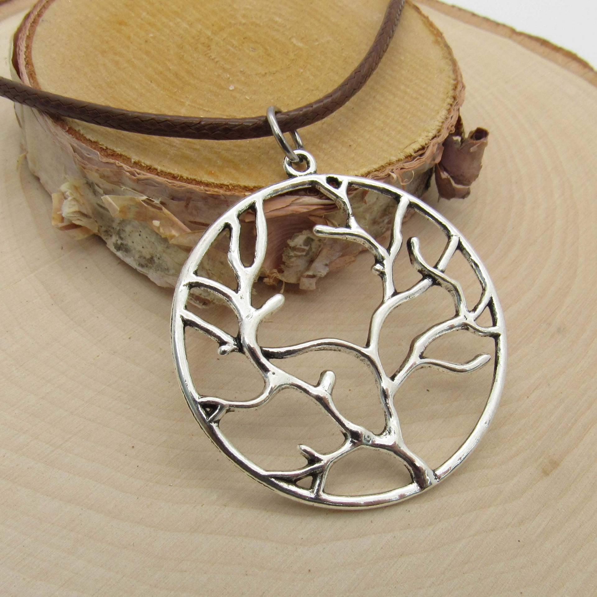 Antike Silber Baum Anhänger Halskette, Große Natur Geschenk Für Frauen, Frauen Männer Halskette Antike Silber Baum Anhänger Halskette, Große Natur Geschenk Für Frauen, Frauen Männer Halskette von JDsFashionJewelry