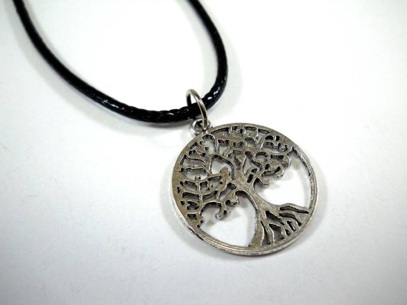 Baum Des Lebens Anhänger Halskette, Stammbaum Anhänger, Charme, Natur Geschenk Für Frauen, Damen Herren Halskette von JDsFashionJewelry