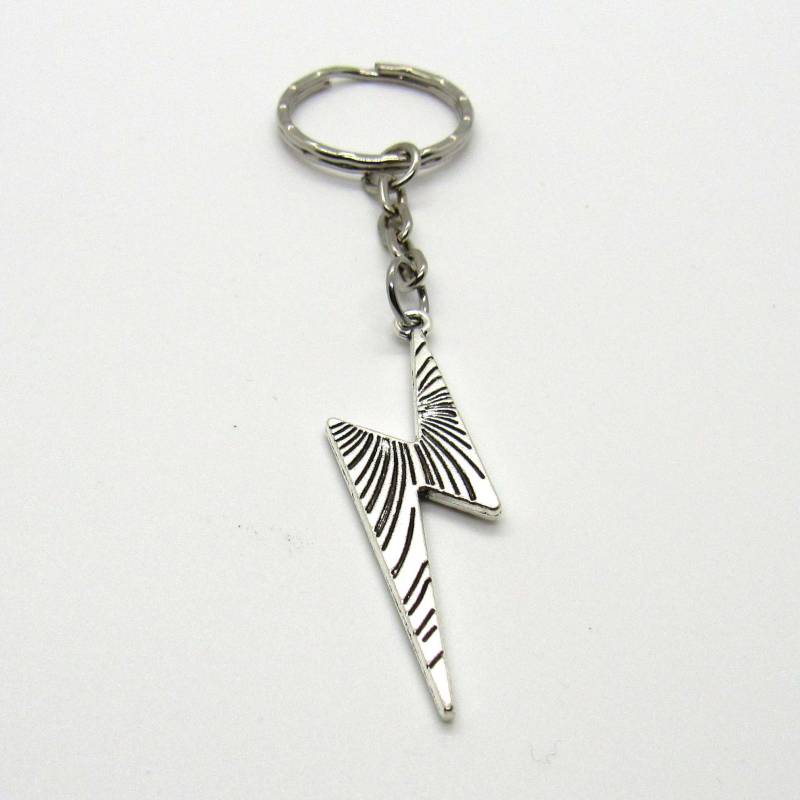 Blitz-Anhänger-Schlüsselanhänger, Bolt-Charm-Schlüsselanhänger, Thunder Bolt-Schlüsselanhänger, Herren-Accessoires, Damen-Accessoires von JDsFashionJewelry