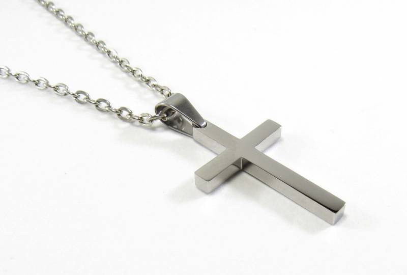 Edelstahl Kreuz Anhänger, Hypo Allergen Schmuck, Spiritueller Halskette Für Männer, Schmuck Frauen von JDsFashionJewelry