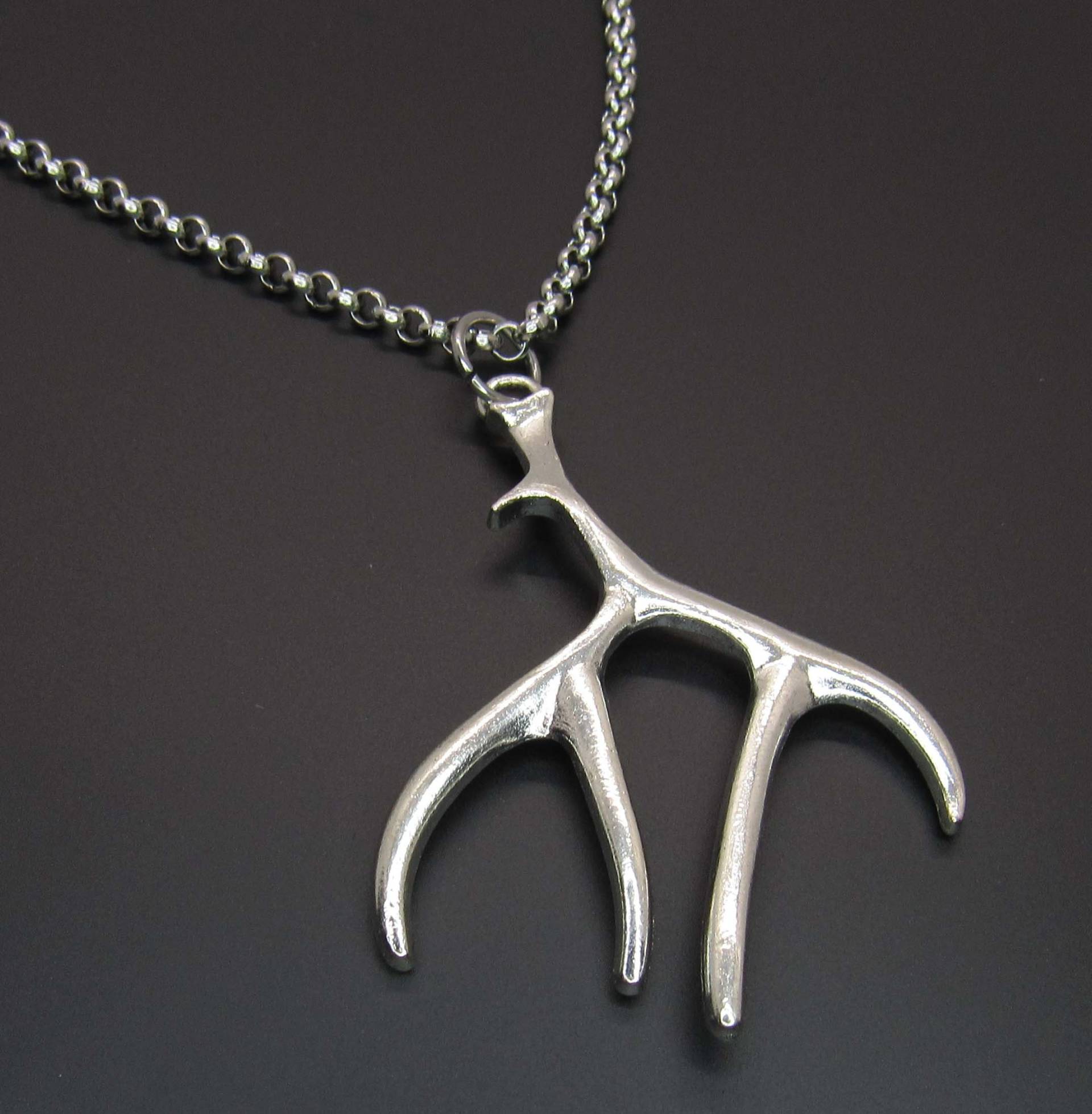 Maultier-Hirsch-Geweih-Anhänger-Halskette, Hirsch-Geweih, Maultier-Hirsch-Geweih-Halskette, Tier-Charme, Stammes-Charme, Männer-Halskette Maultier-Hirsch-Geweih-Anhänger-Halskette, Hirsch-Geweih, Maultier-Hirsch-Geweih-Halskette, Tier-Charme, Stammes-Charme, Männer-Halskette von JDsFashionJewelry