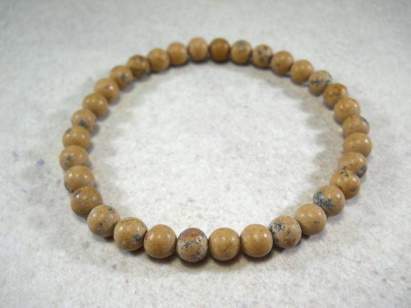 Natürlicher Jaspis 6mm Perlenarmband, Herrenarmband, Herrenschmuck, Geschenk Für Männer, Frauen Armband von JDsFashionJewelry