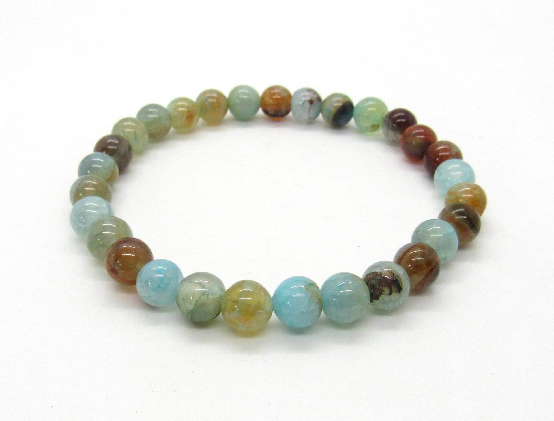 Natürliches Achat Aqua 8mm Perlenarmband, Herrenarmband, Damenarmband, Herrenschmuck, Geschenk Für Männer von JDsFashionJewelry