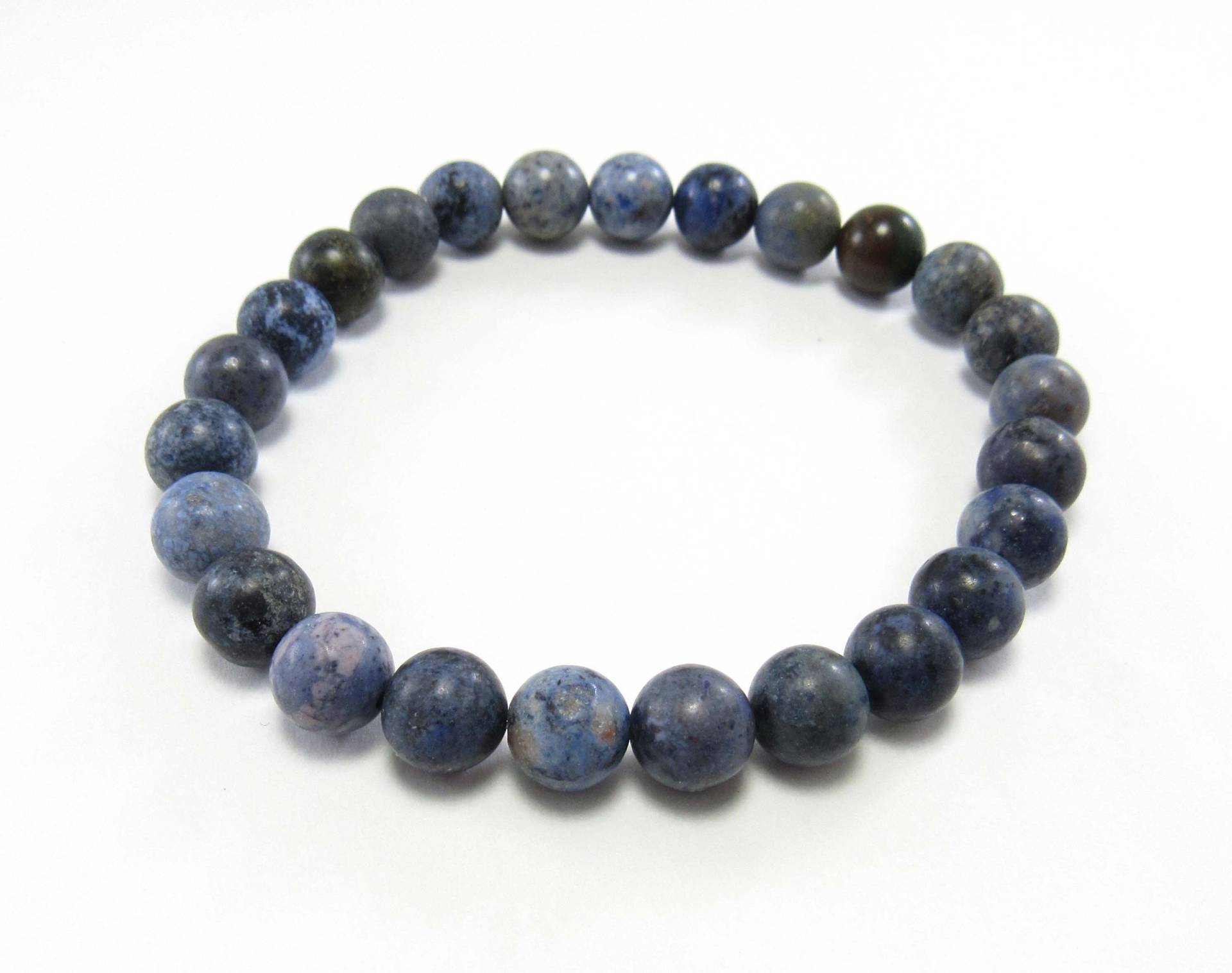 Sodalith Gefrostete Runde Perlen Armband, Herren Damen Modearmband, Schmuck, Frauen Schmuck von JDsFashionJewelry