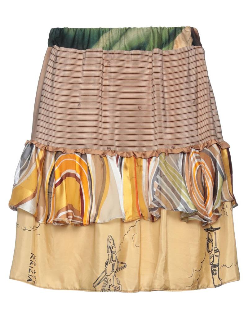 JE SUIS VINTAGE Minirock Damen Khaki von JE SUIS VINTAGE