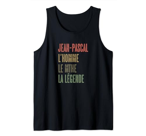 Herren JEAN-PASCAL - Der Mann Der Mythos Die Legende | Lustiger Vorname - Tank Top Herren JEAN-PASCAL - Der Mann Der Mythos Die Legende | Lustiger Vorname - Tank Top von JEAN PASCAL - Vêtements Pour Hommes