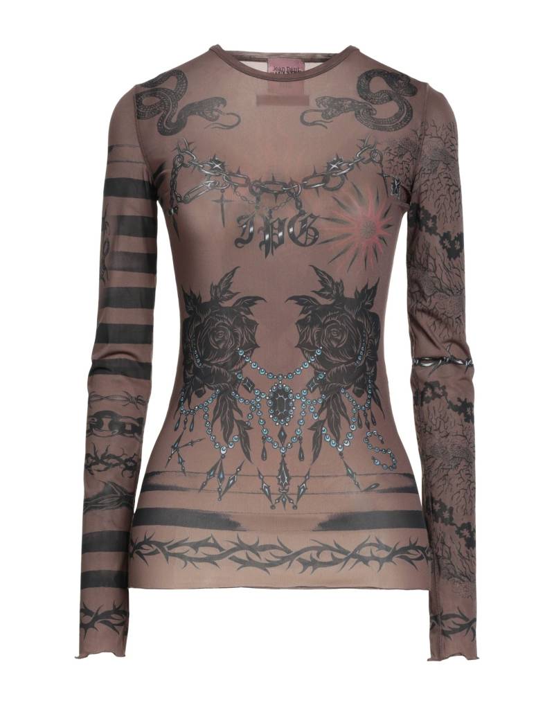 JEAN PAUL GAULTIER x KNWLS T-shirts Damen Schokobraun von JEAN PAUL GAULTIER x KNWLS