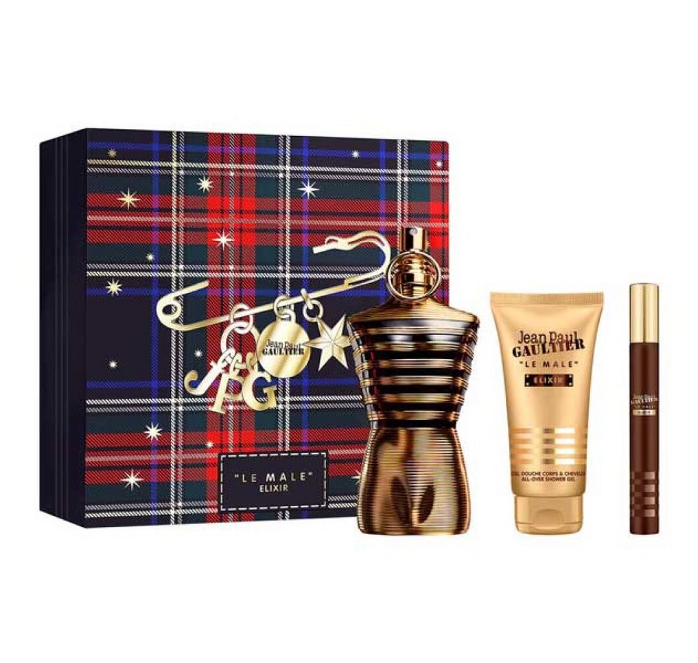 JEAN PAUL GAULTIER Duft-Set Jean Paul Gaultier Le Male Elixir Parfum-Etui 125 ml + Geschenk von JEAN PAUL GAULTIER