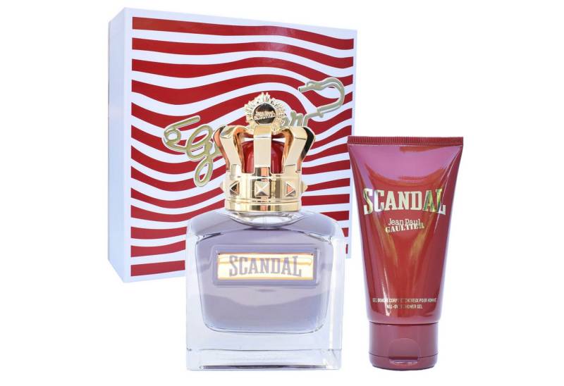 JEAN PAUL GAULTIER Duft-Set Scandal Homme Eau de Toilette 50 ml + Duschgel Herren Geschenkset, Glasflakon, Herrenduft von JEAN PAUL GAULTIER