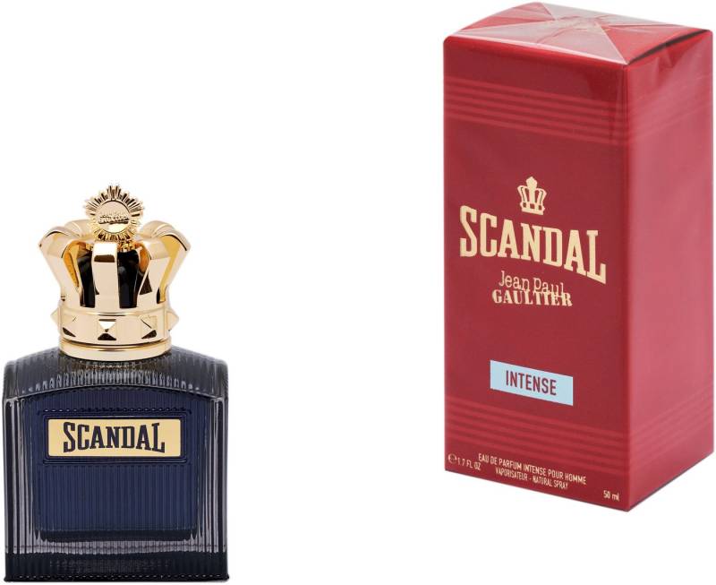 JEAN PAUL GAULTIER Eau de Parfum Jean Paul Gaultier Scandal pour Homme Intense, Langanhaltender verführerisch süßer Duft mit holziger Note. von JEAN PAUL GAULTIER