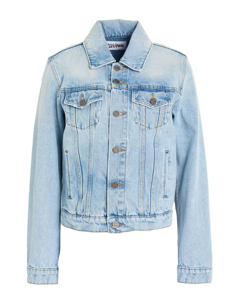 JEAN PAUL GAULTIER Jeansjacke/-mantel Damen Blau von JEAN PAUL GAULTIER