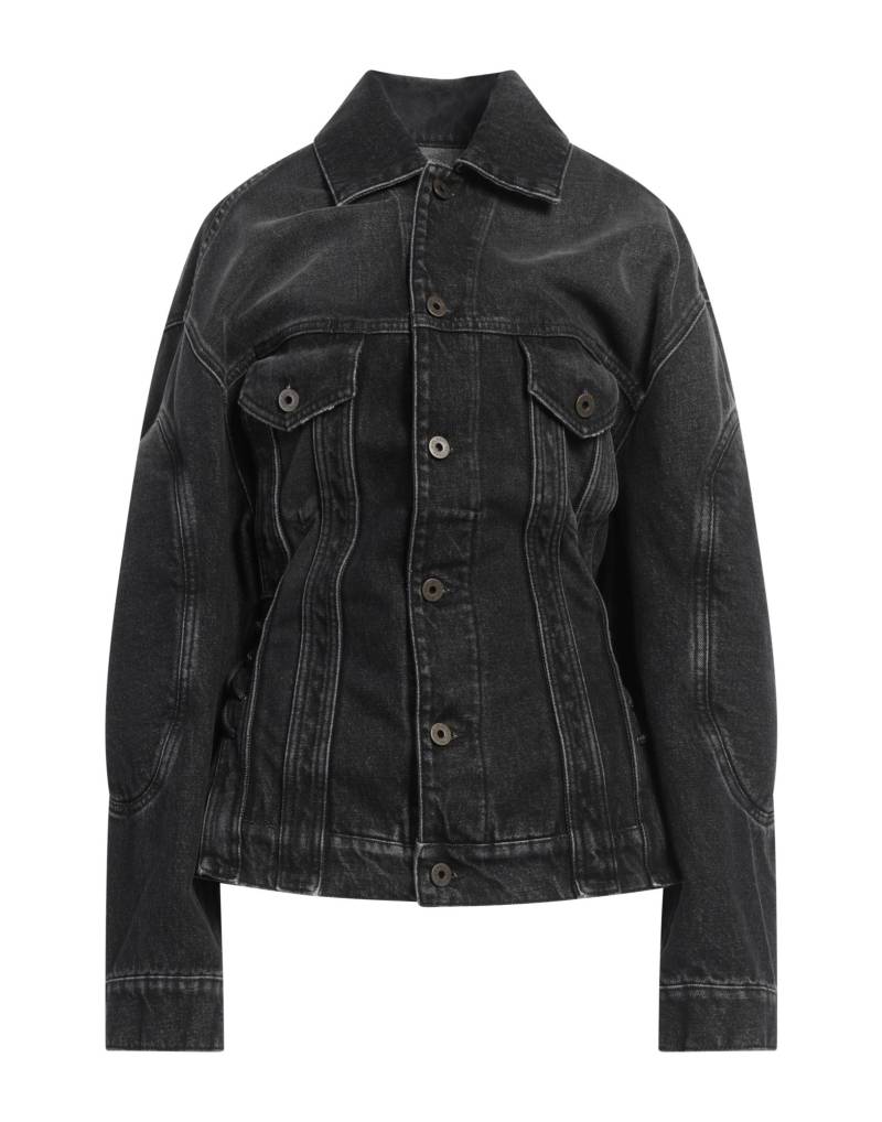 JEAN PAUL GAULTIER Jeansjacke/-mantel Damen Schwarz von JEAN PAUL GAULTIER
