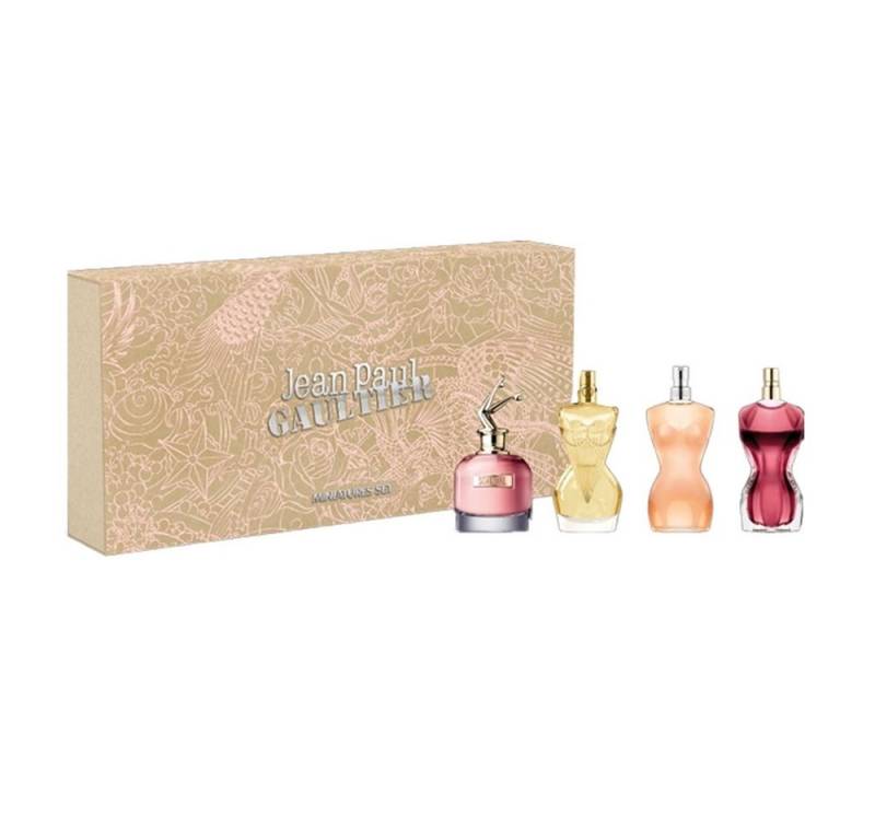 JEAN PAUL GAULTIER Pflege-Geschenkset Jean Paul Gaultier Miniatur-Set Damen 4-teilig, 4-tlg., Vier ikonische Damendüfte im luxuriösen Miniatur-Set von JEAN PAUL GAULTIER