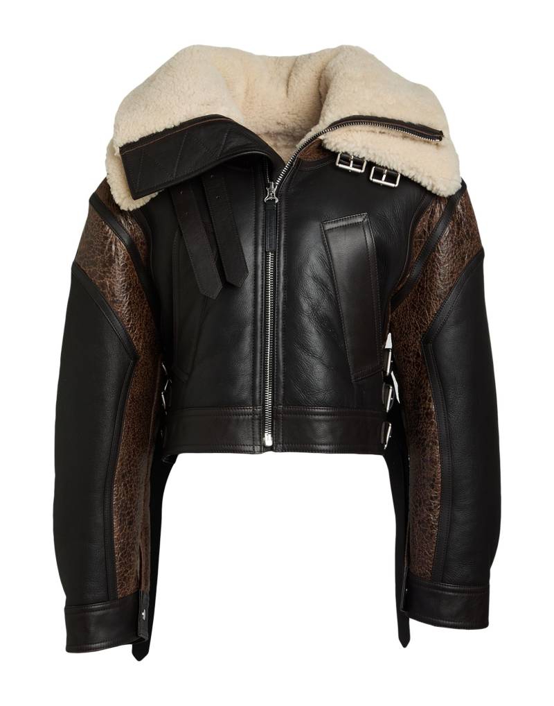 JEAN PAUL GAULTIER Jacke & Anorak Damen Dunkelbraun von JEAN PAUL GAULTIER