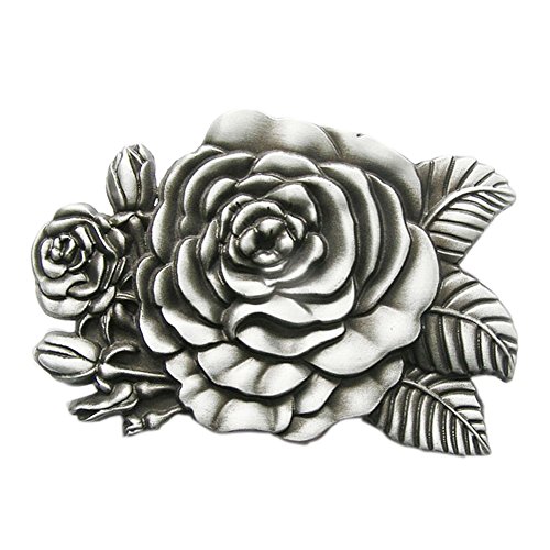 JEAN'S FRIEND New Vintage 3D Sculpt Western Rose Flower Belt Buckle Gürtelschnallen von JEAN'S FRIEND