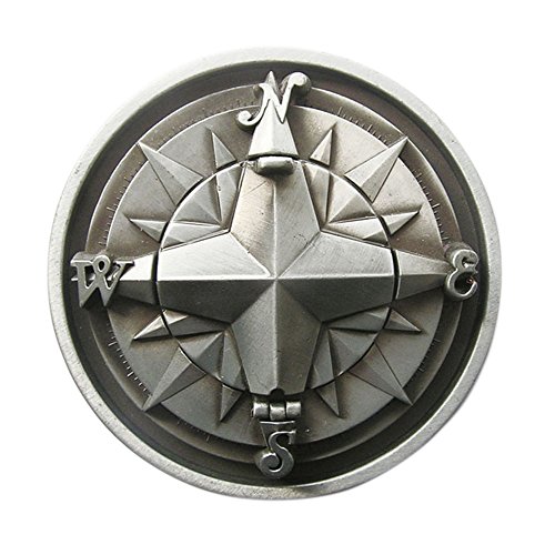 JEAN'S FRIEND New Vintage Compass Star Belt Buckle Gürtelschnallen US Stock von JEAN'S FRIEND