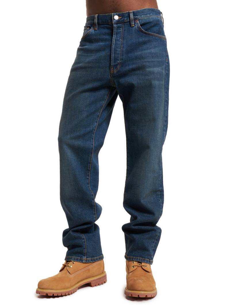 Jeanerica Herren Baumwoll-Jeans im Loose Fit Style Freizeit-Jeans dunkelblau von JEANERICA