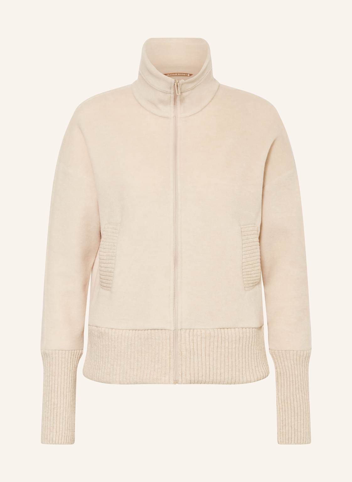 Jeanne Baret Fleecejacke Wallis beige von JEANNE BARET