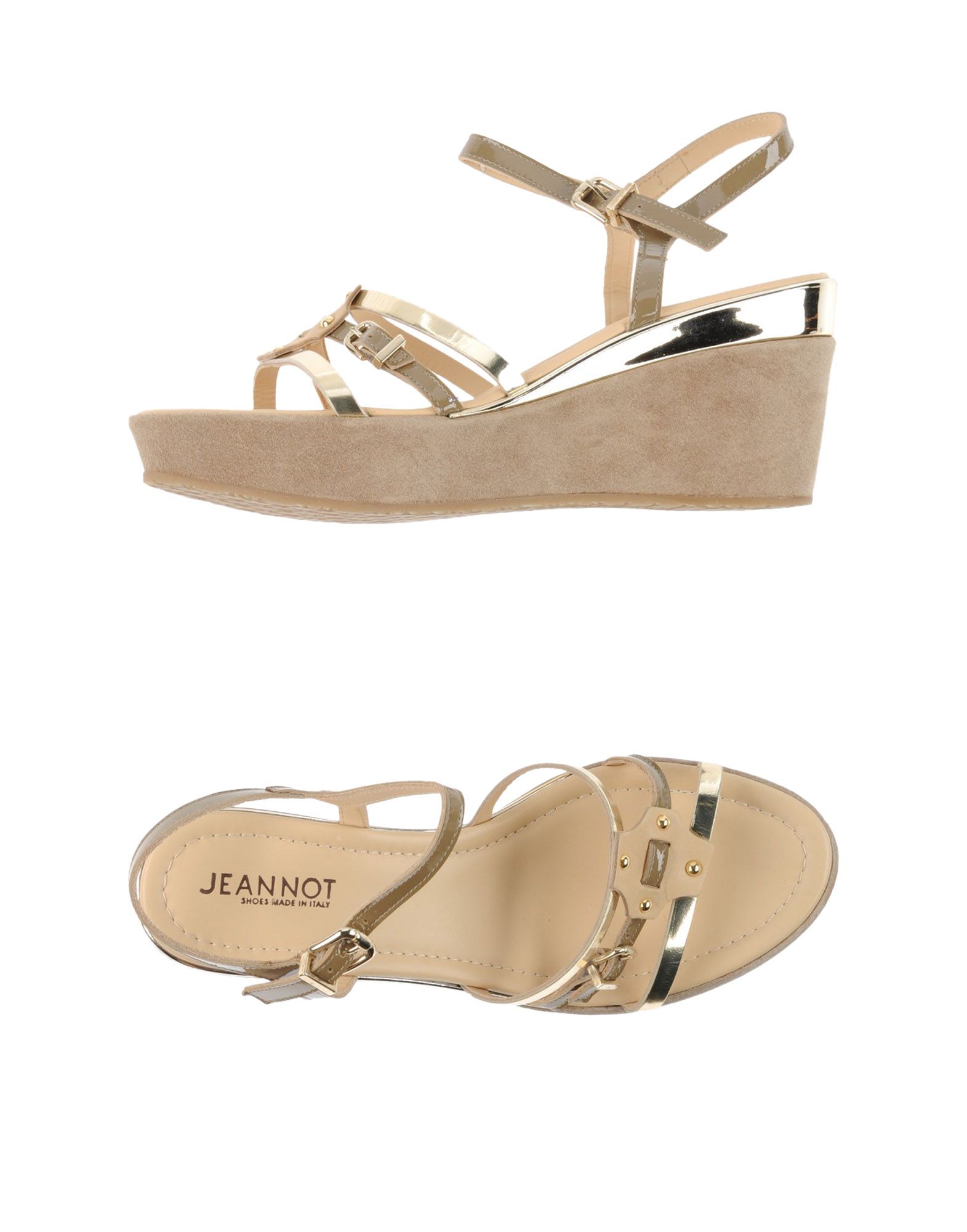 JEANNOT Sandale Damen Khaki von JEANNOT