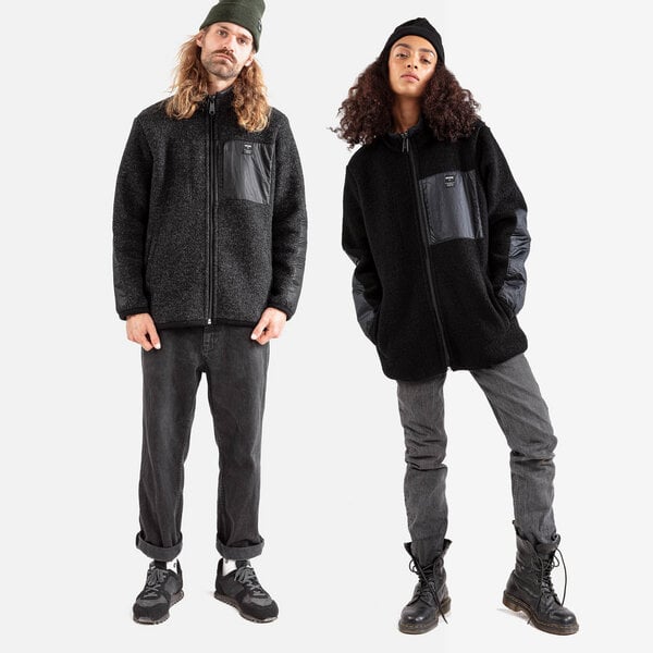 Unisex Fleecejacke aus 100% Bio-Schurwolle von JECKYBENG von JECKYBENG