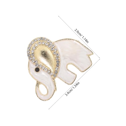 JECOMPRIS 10 Stück Teiliges Broschen mit Funkelnden Strasssteinen Verspielte Tier Anstecknadeln für Damen Metall Broschen als Modisches Kleidungszubehör für Jacken Mäntel Pullover von JECOMPRIS