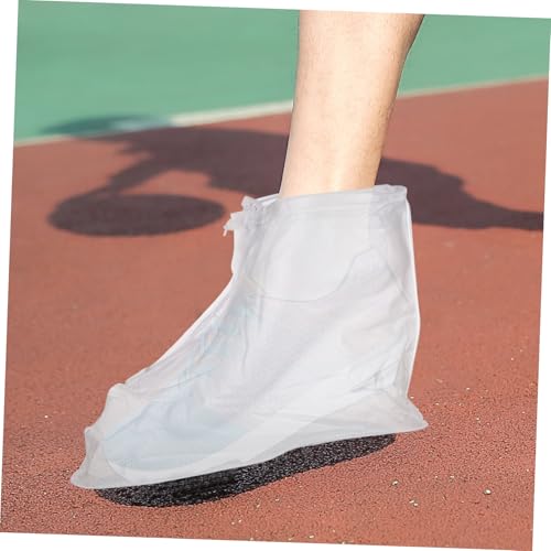 JECOMPRIS 2 Paare wasserdichte rutschfeste Schuhüberzieher Regenschutz Überschuhe für Erwachsene Flexibel Schmutzabweisend für Nasse Tage bei Regen oder Schnee von JECOMPRIS